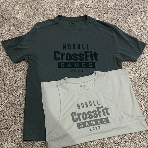 NOBULL Tops - NOBULL CrossFit Games 2023 Tee and Tank - Dark Gray and Light Gray